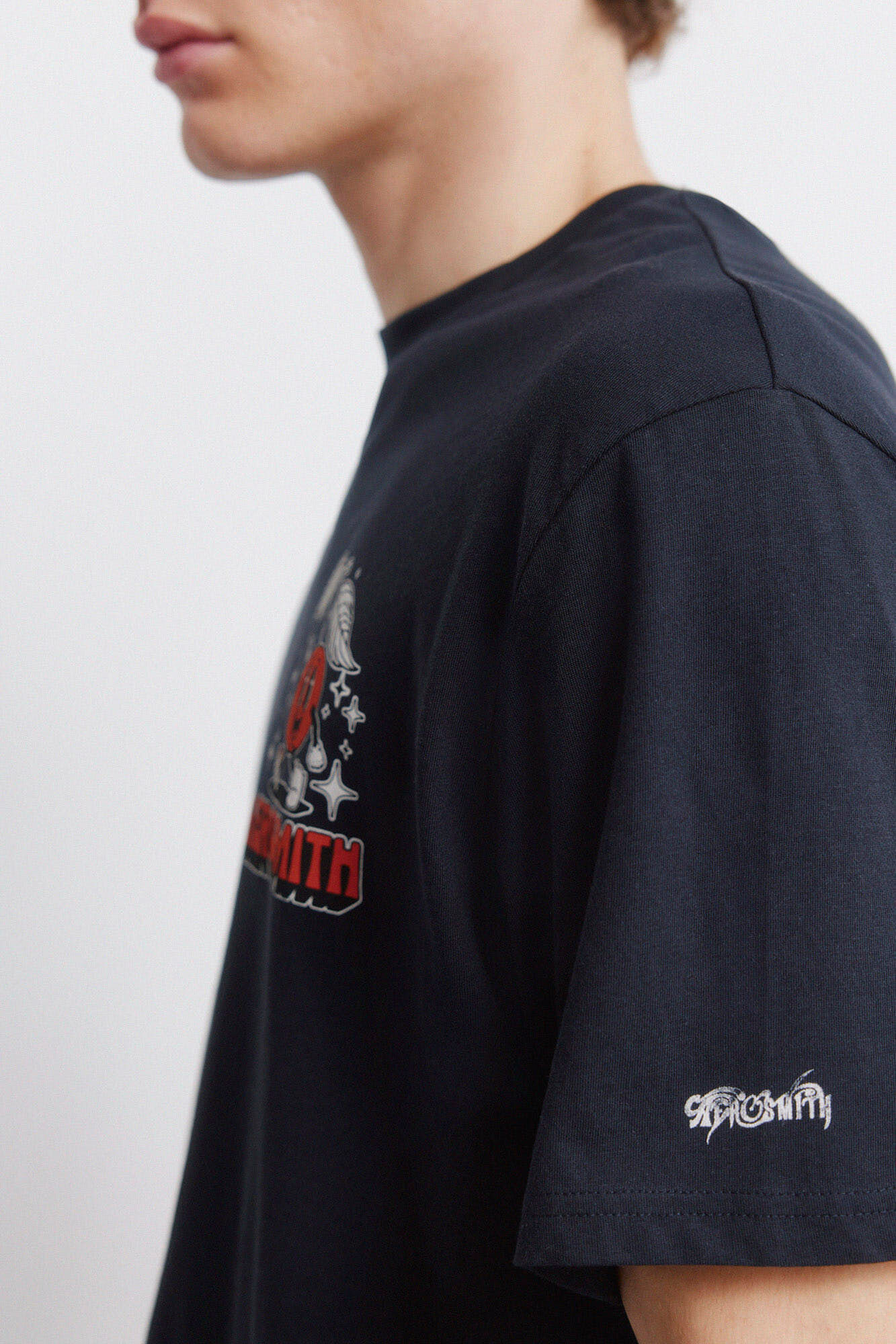 Springfield Playera Aerosmith azul