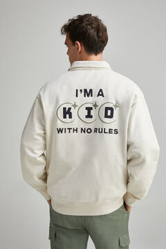 Springfield Sudadera polo  blanco