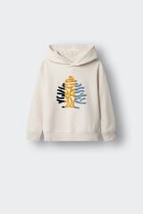 Springfield Kids Sudadera con logo de &aacute;rbol para ni&ntilde;o marfil
