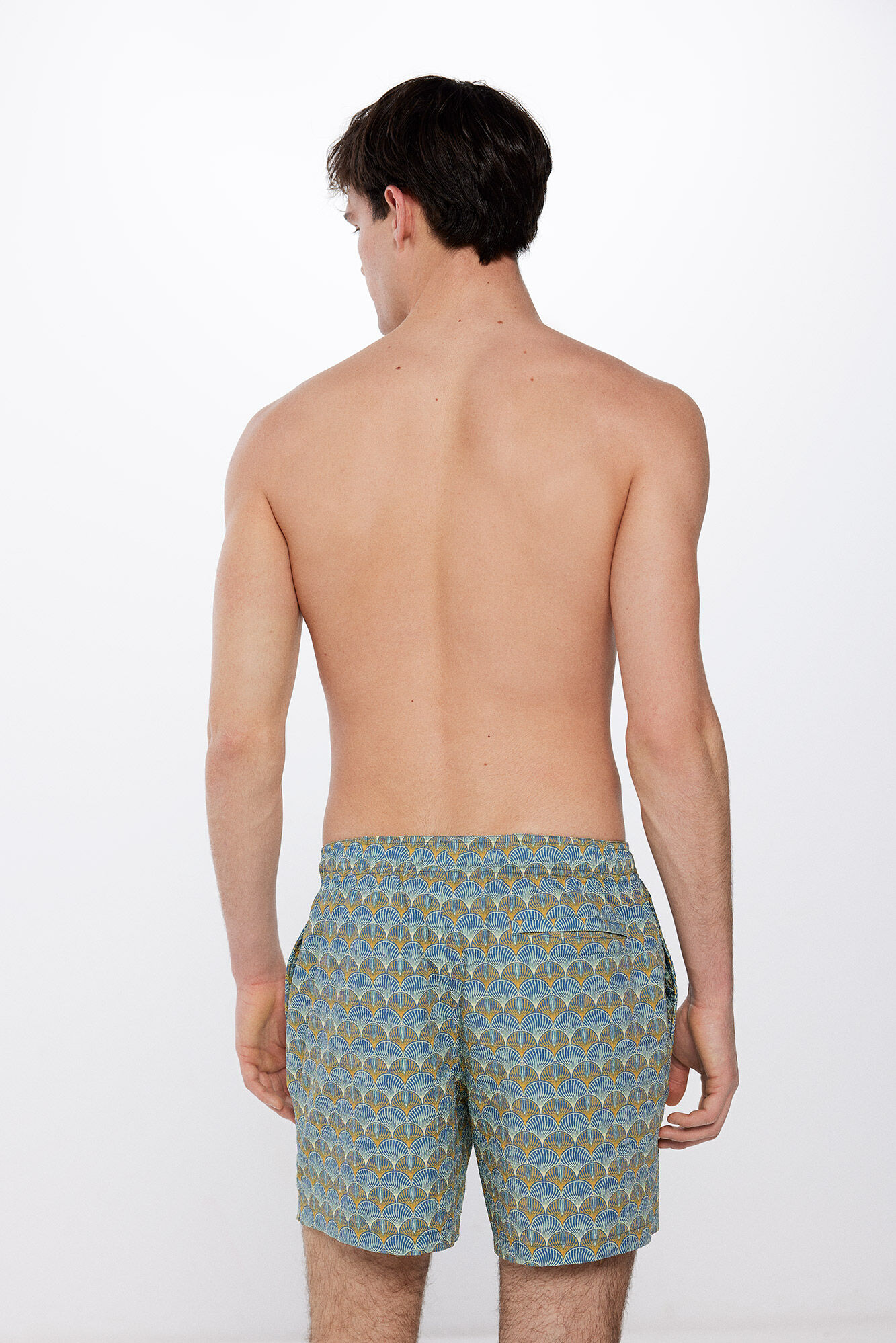 Springfield Ba&ntilde;ador seersucker estampado rayas estampado