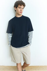 Springfield Playera textura marino