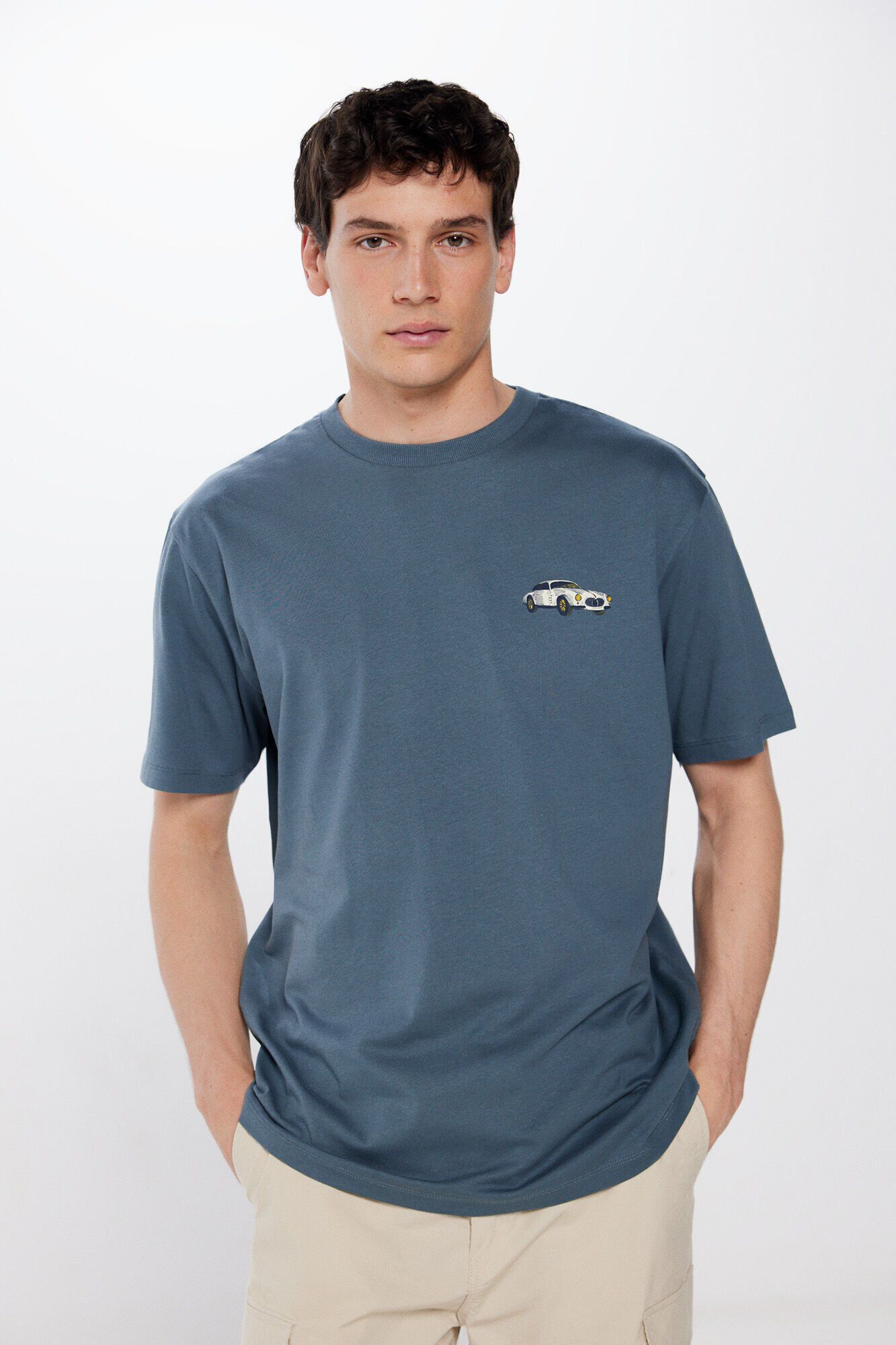 Springfield Playera landstapes azul