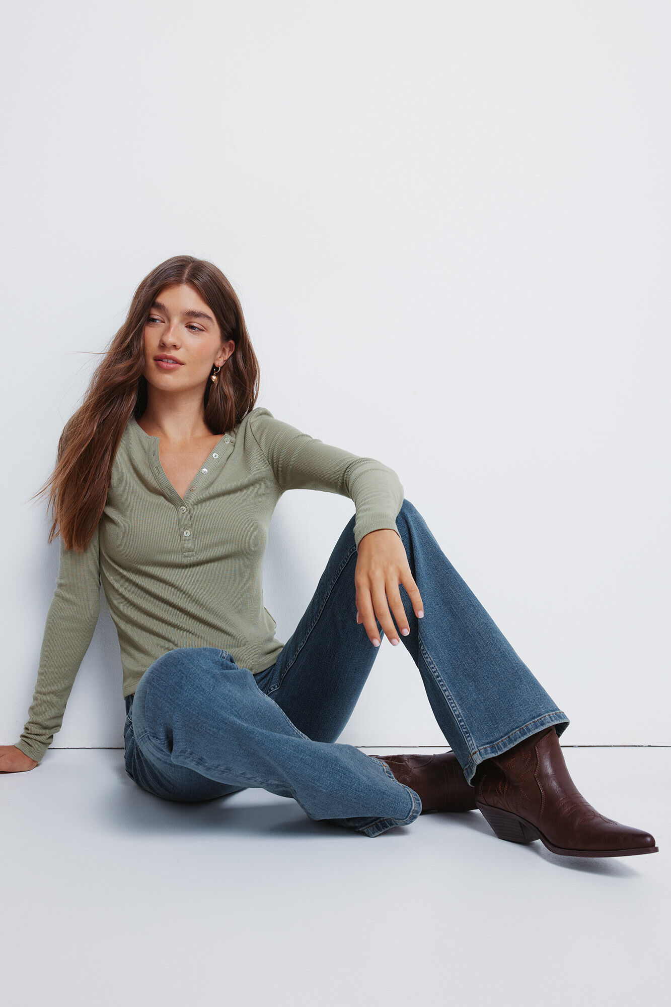 Springfield Playera panadera botones