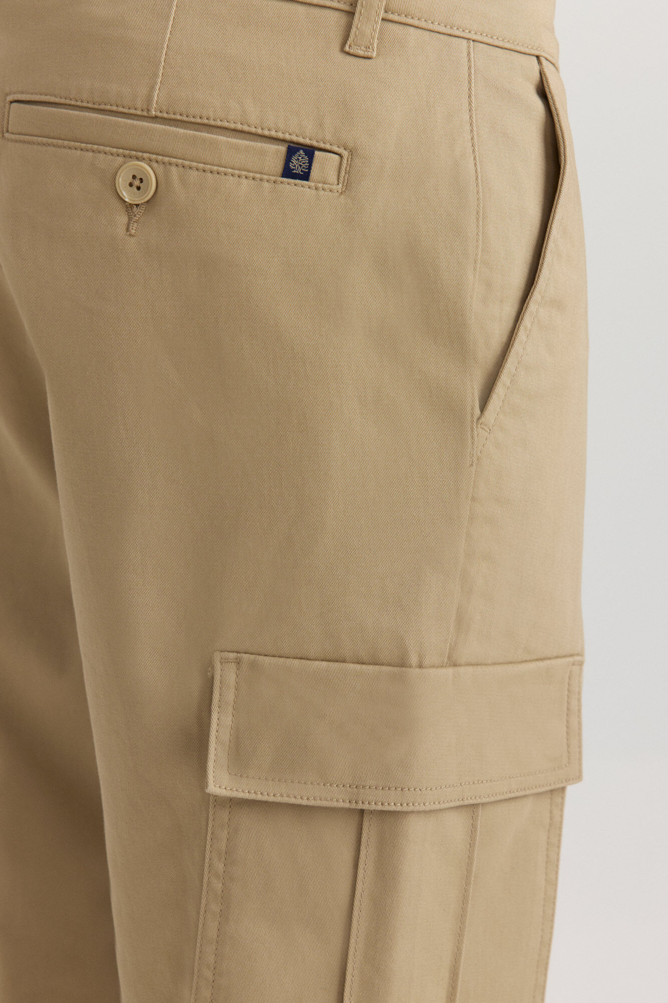 Springfield Pantal&oacute;n cargo c&oacute;modo beige
