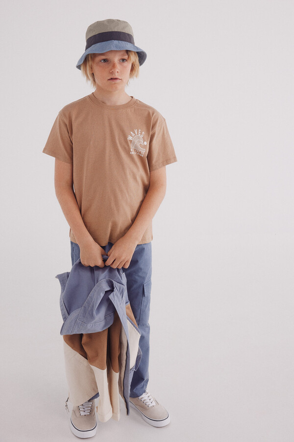 Springfield Kids Playera Waves niño estampado