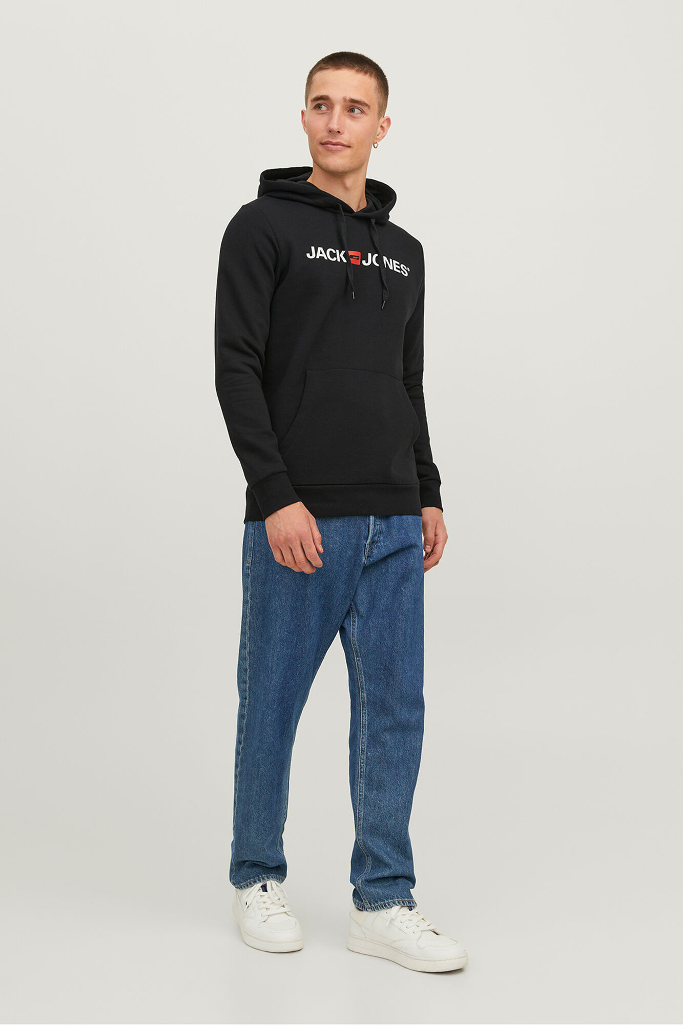 Jack & Jones Sudadera capucha negro