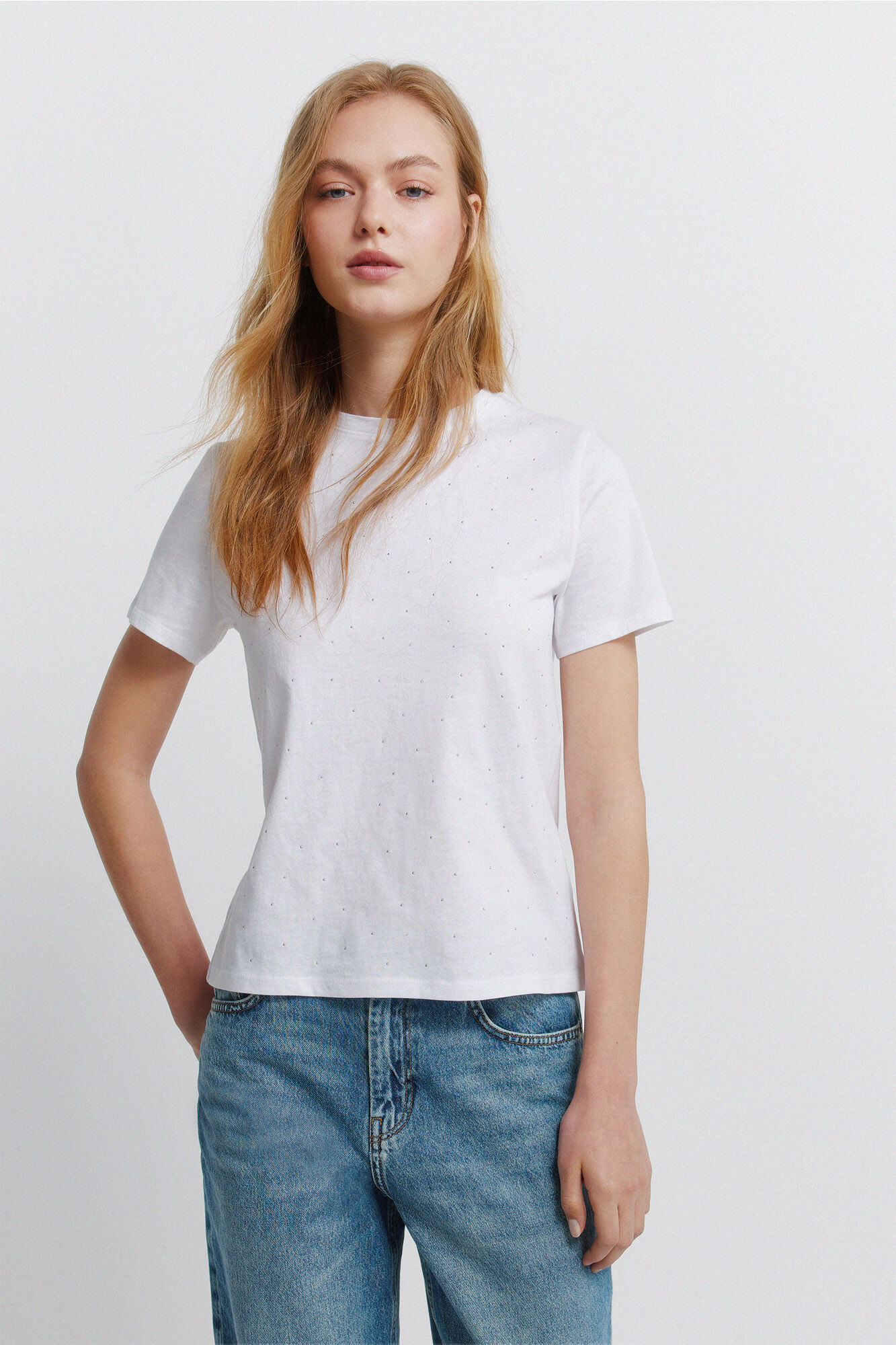 Springfield Playera manga corta de puntos