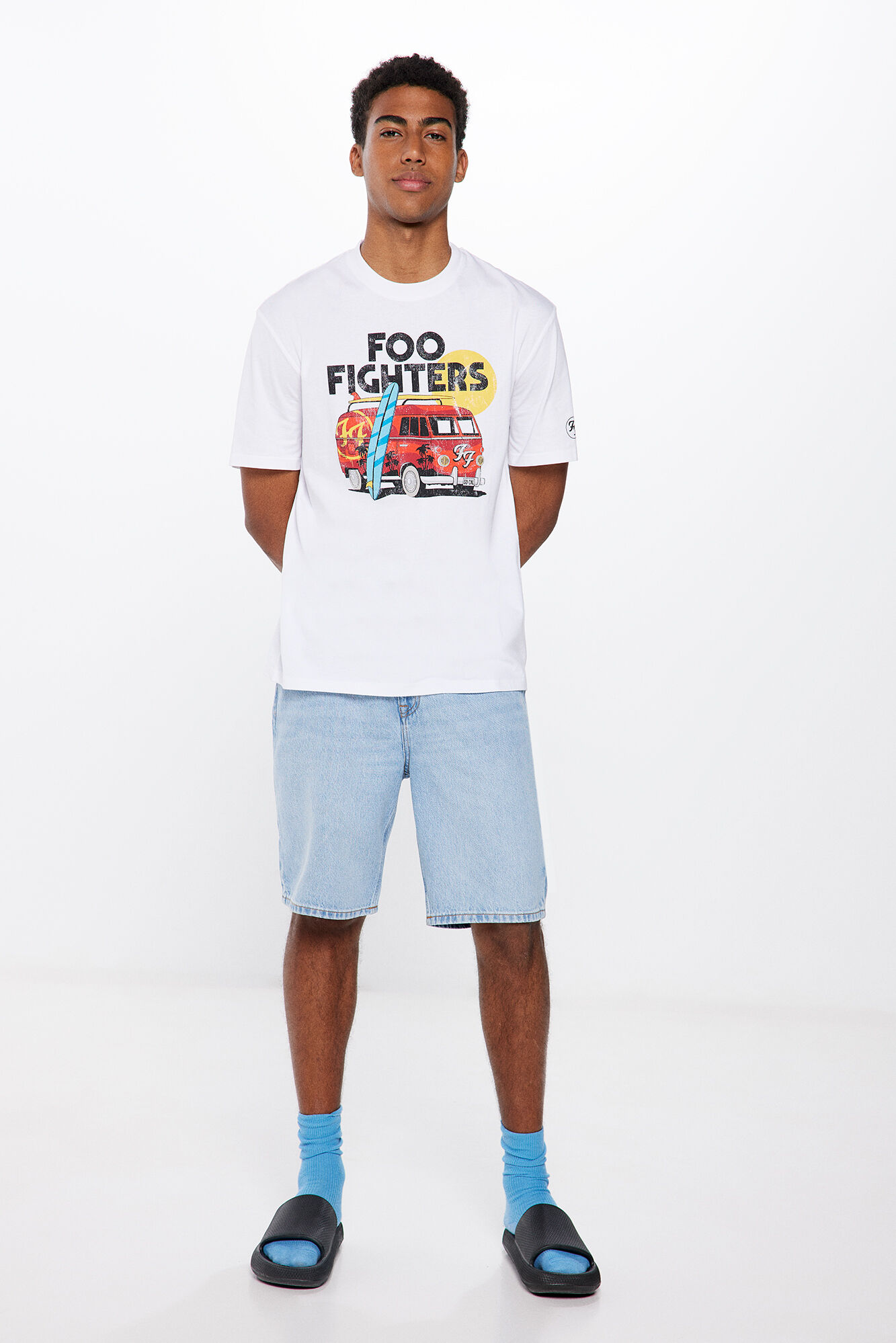 Springfield Playera Foofighters Surf Van natural