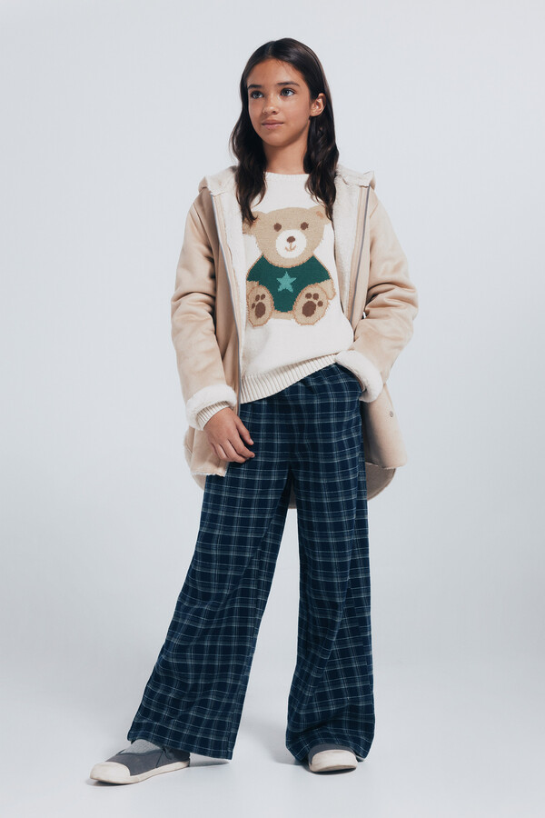 Springfield Kids Chaqueta cremallera niña café