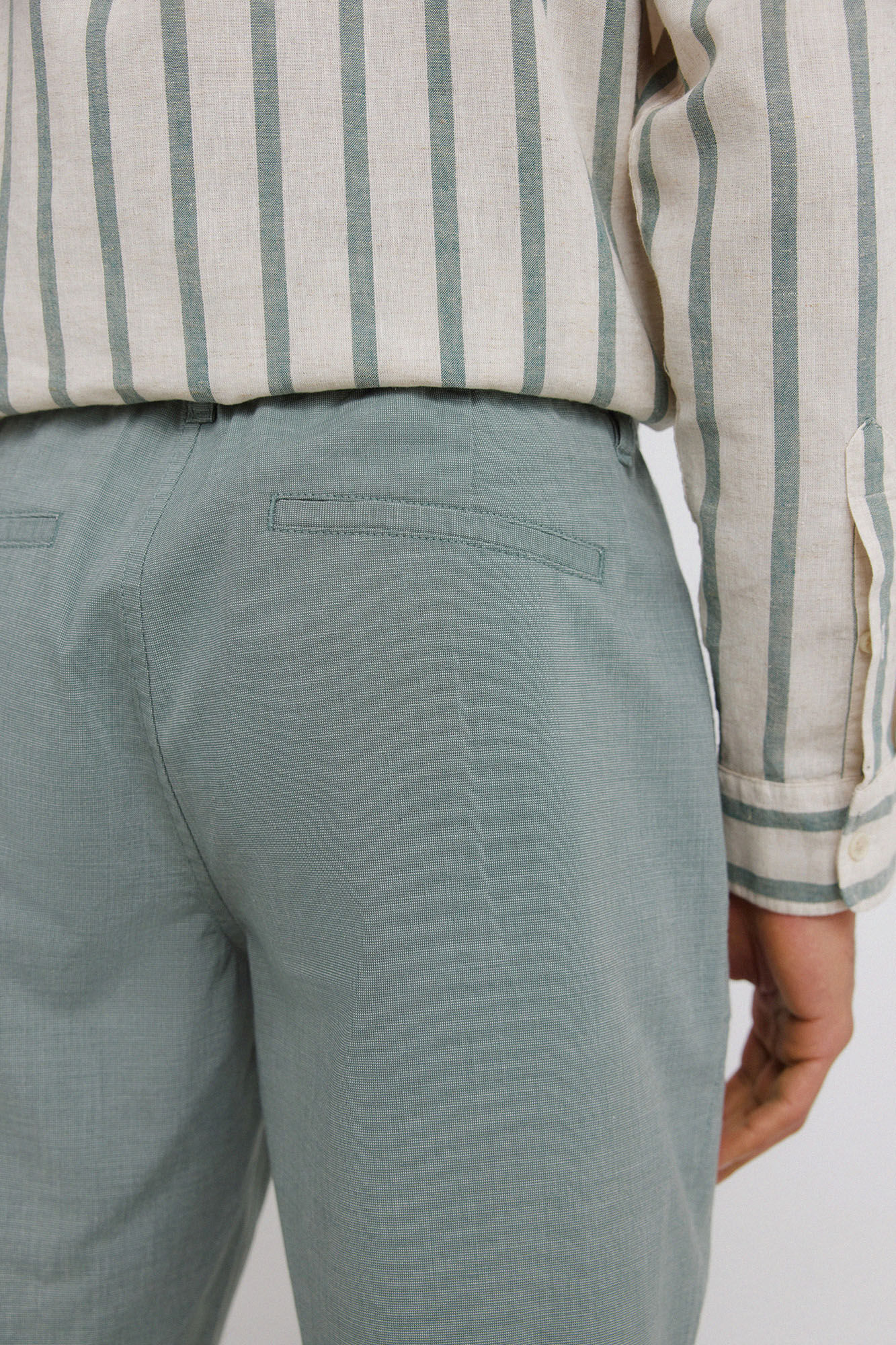 Springfield Bermudas estructuradas caza oscuro