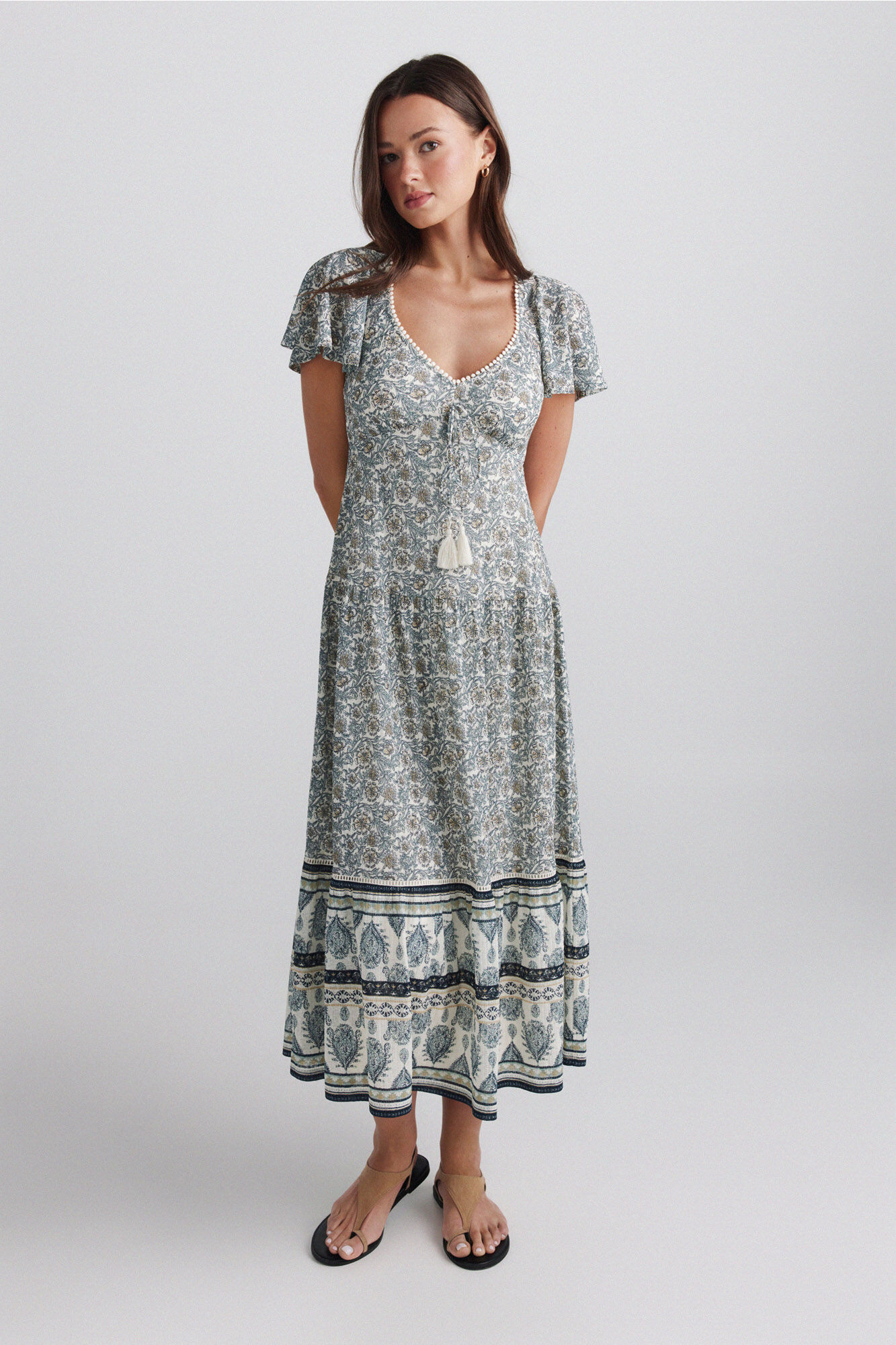 Springfield Vestido estampado de puntos