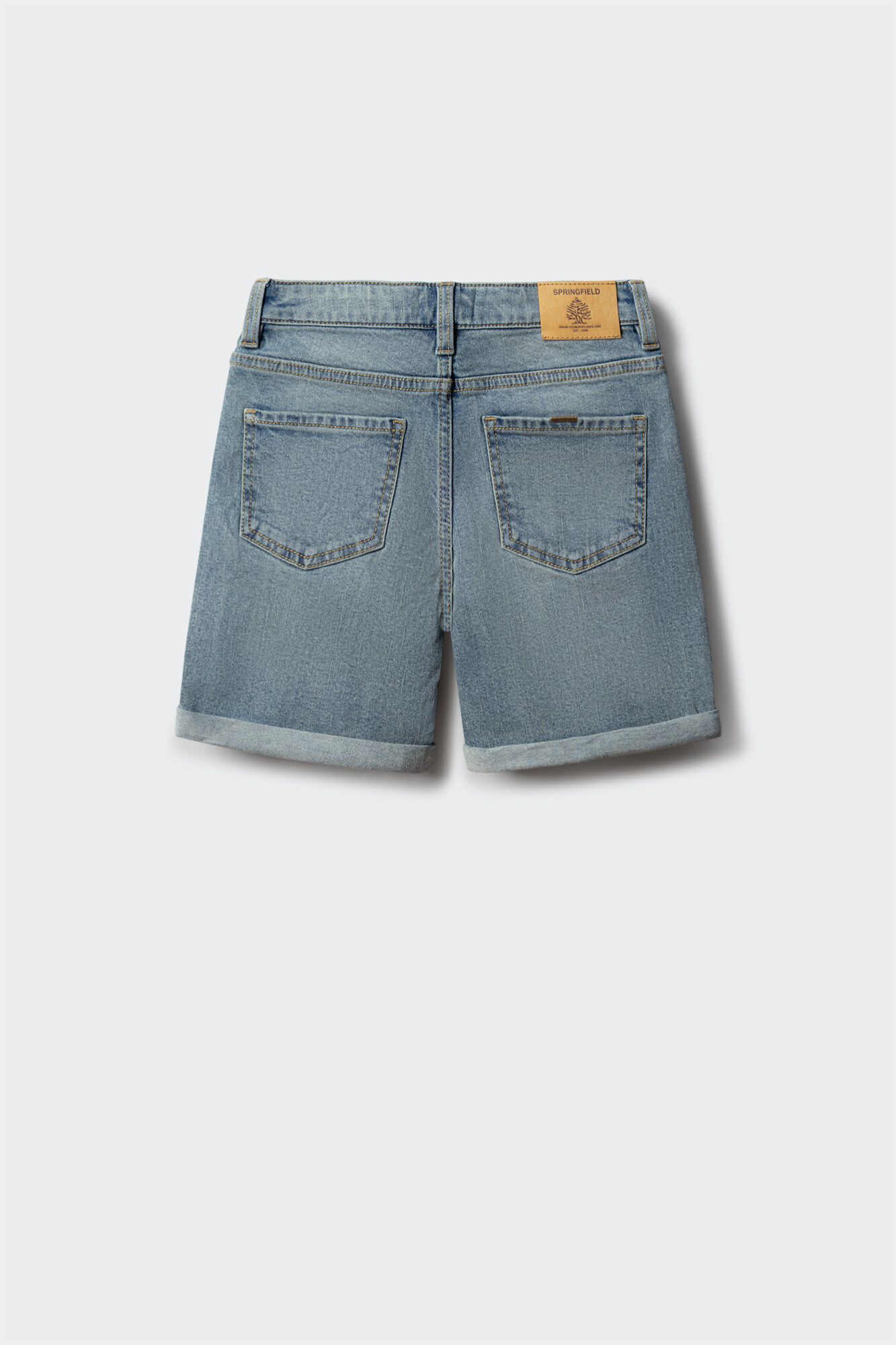Springfield Kids Bermudas para ni&ntilde;o de denim azulado