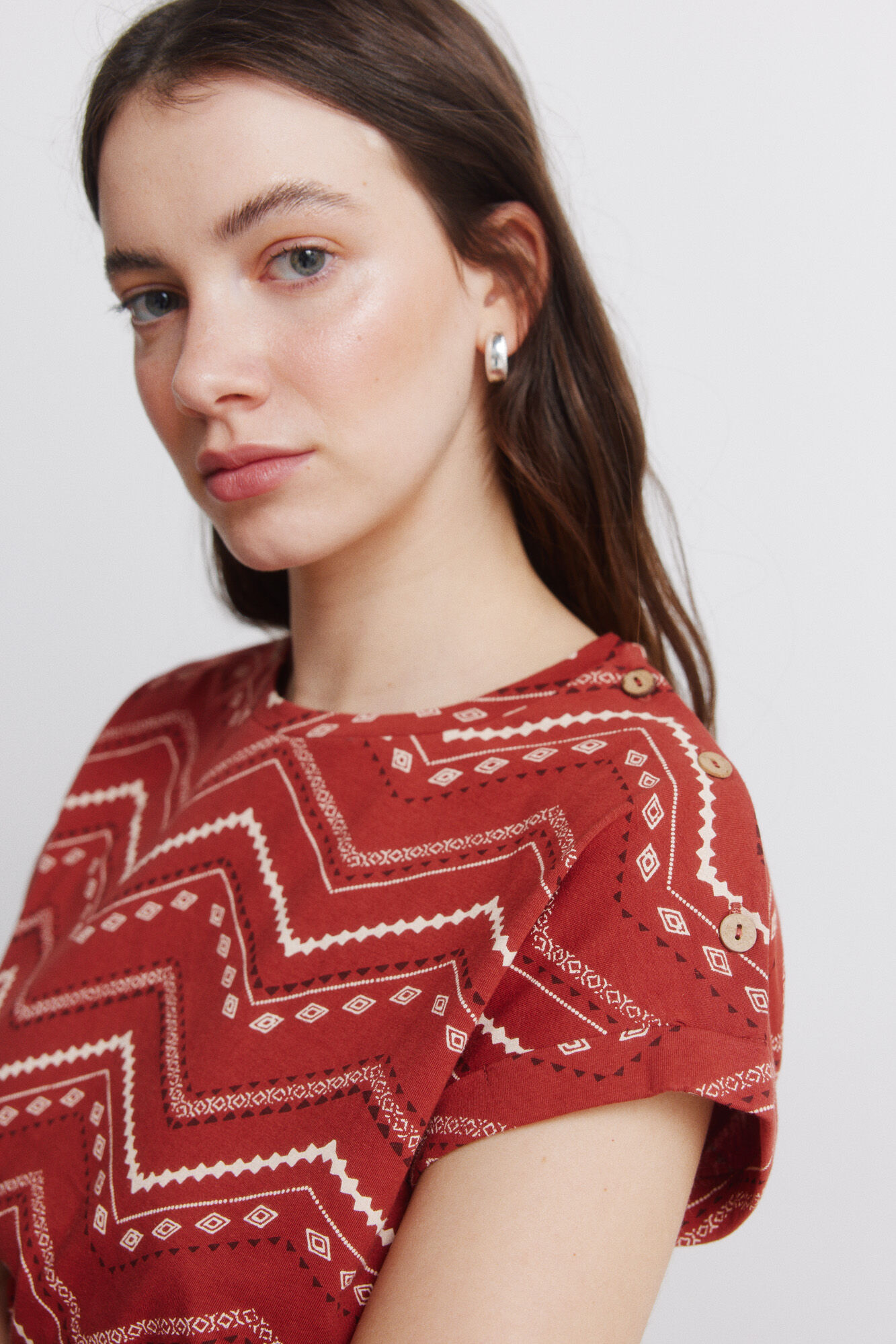 Springfield Playera manga corta de algod&oacute;n