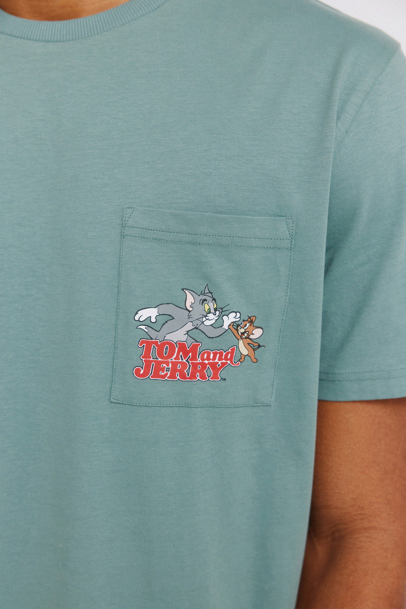 Springfield Pijama corta Tom & Jerry verde