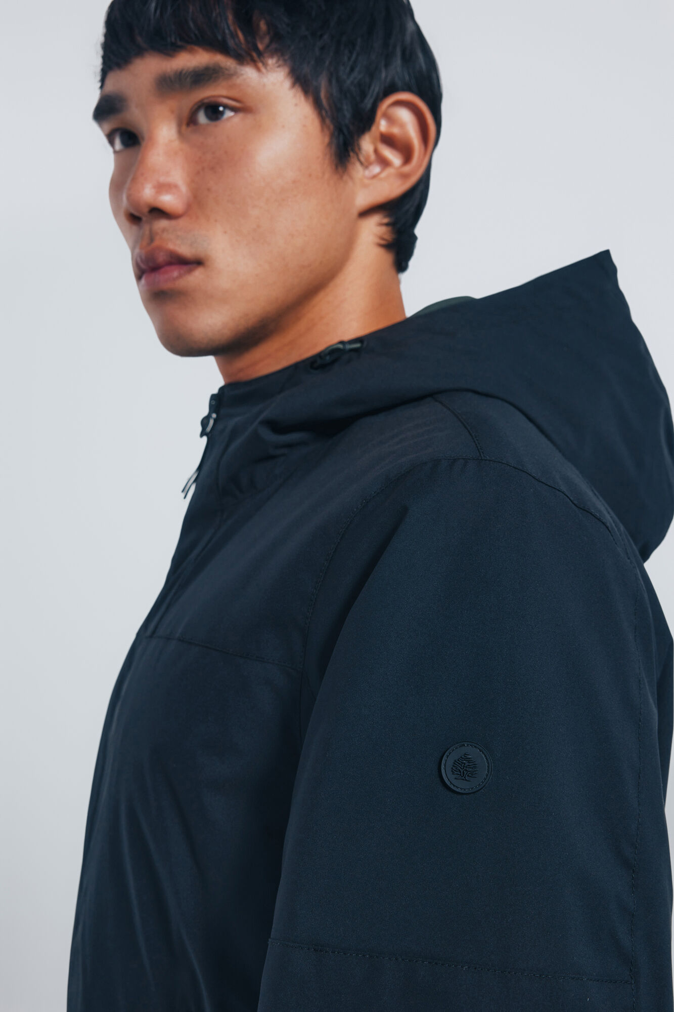 Springfield Chamarra t&eacute;cnica acolchado negro