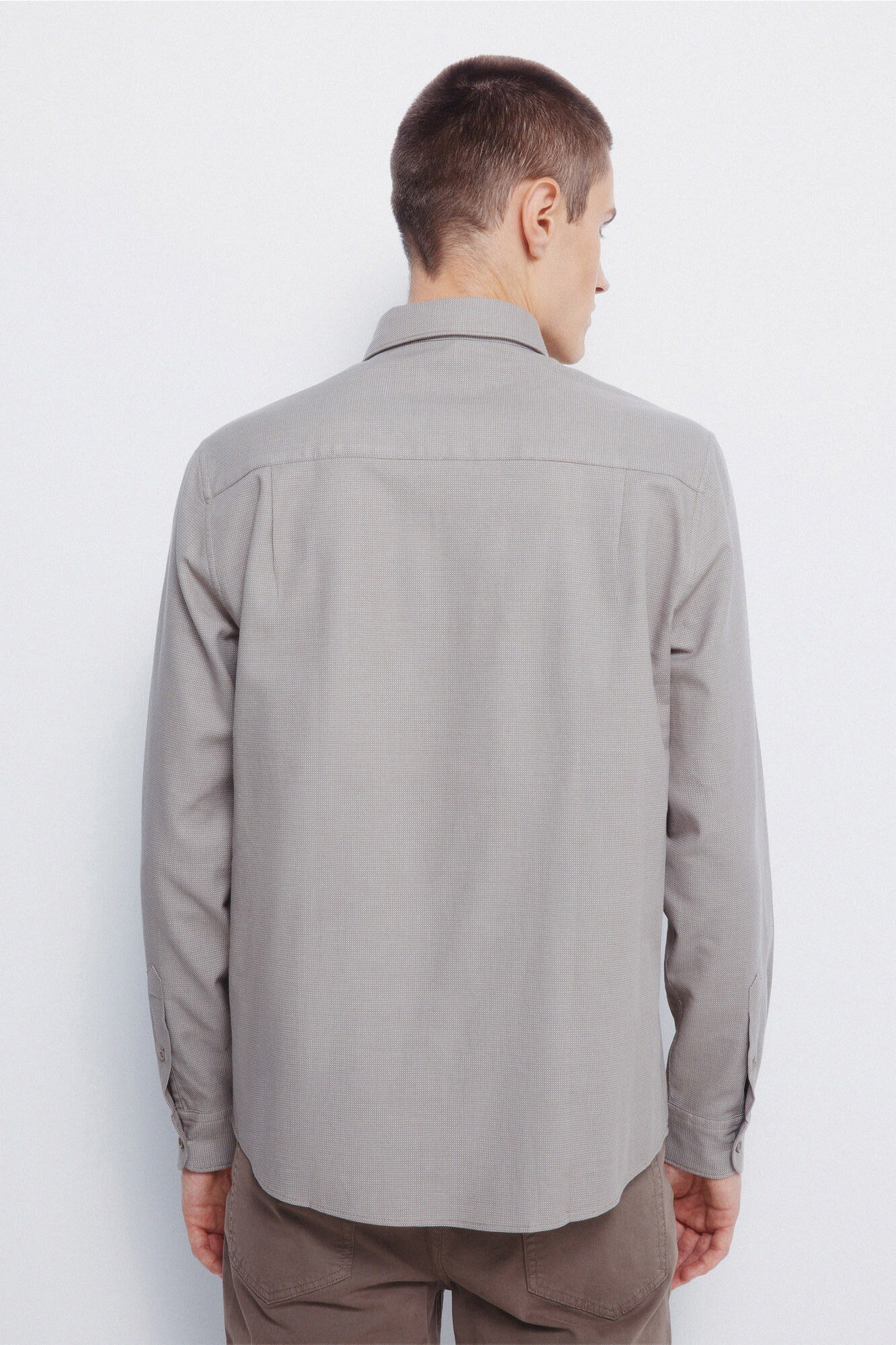 Springfield Playera de popel&iacute;n caf&eacute;