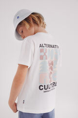 Springfield Playera Culture Alternative niño marfil