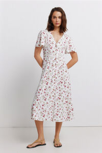 Springfield Vestido midi estampado floral