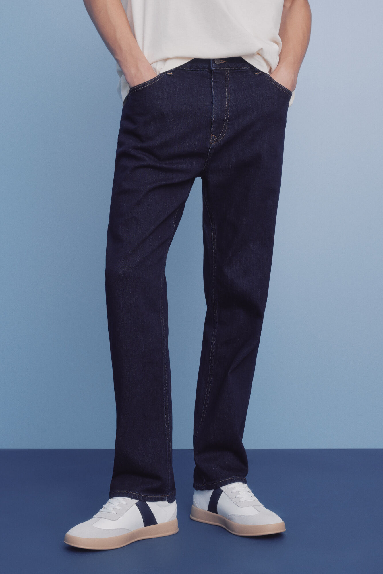 Springfield Jeans rectos lavado desencolado