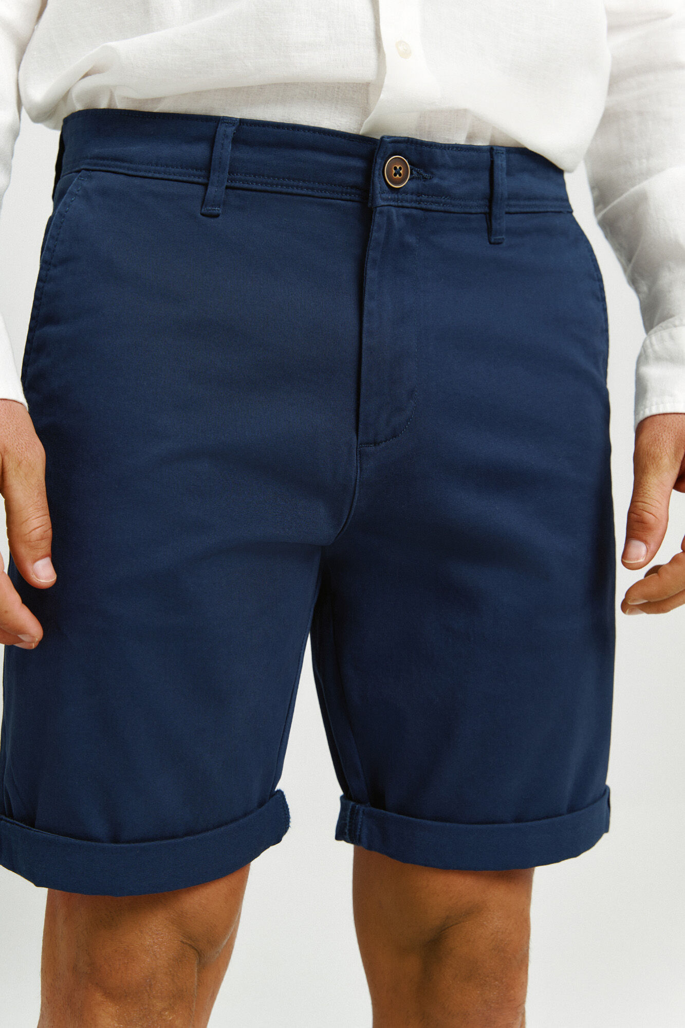 Jack & Jones Bermuda estilo chino regular fit marino