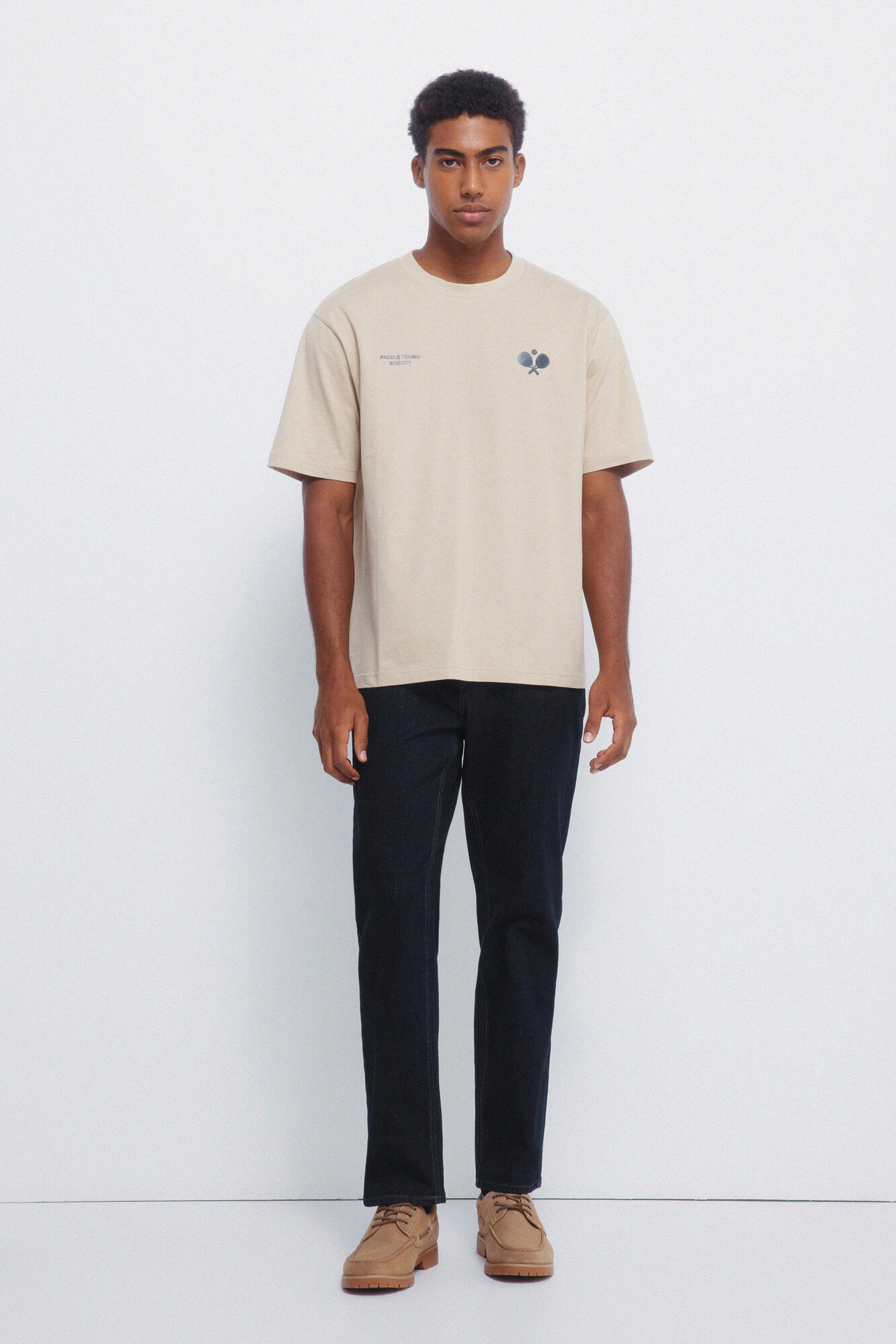 Springfield Playera de p&aacute;del beige