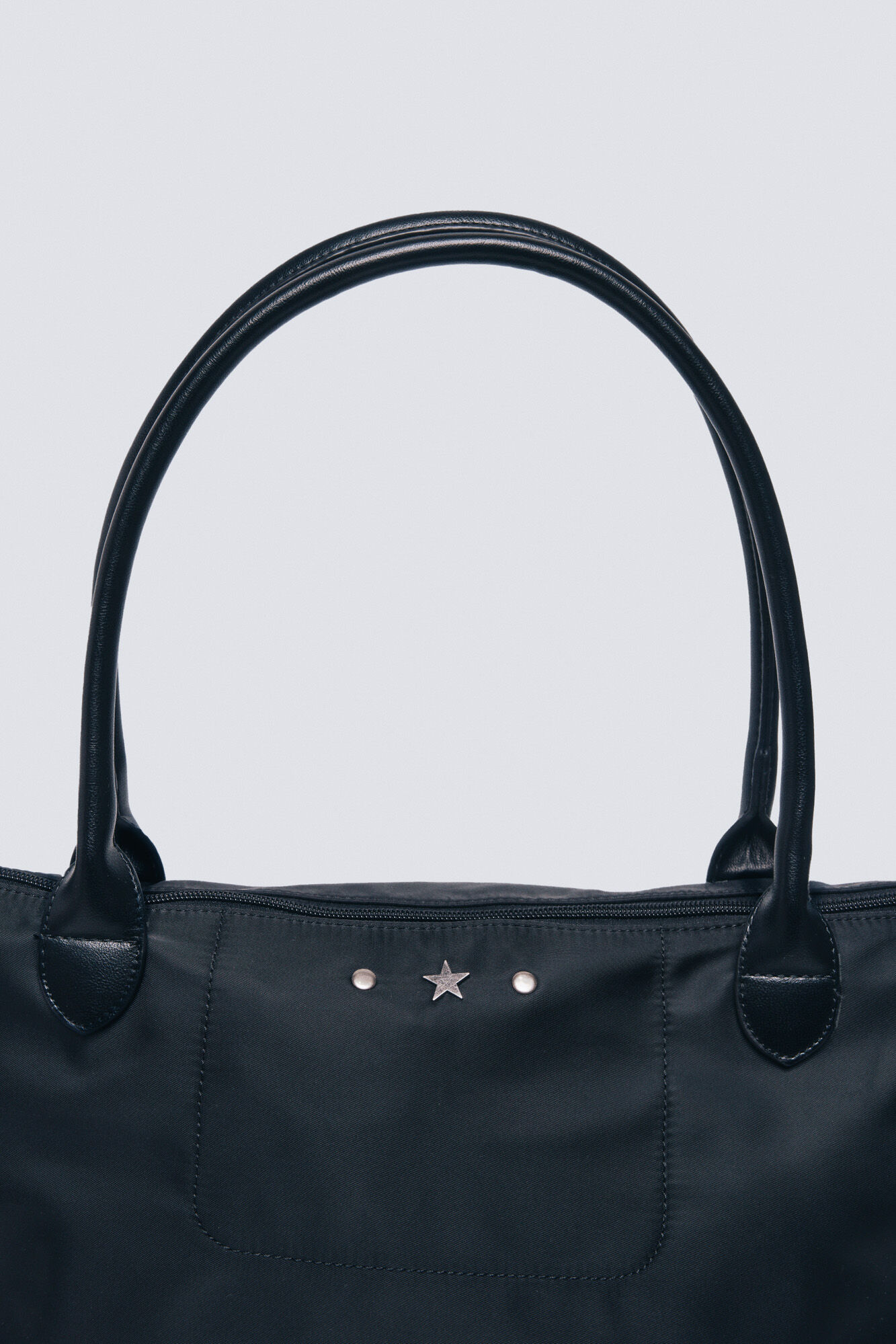 Springfield Bolsa shopper de nailon negro