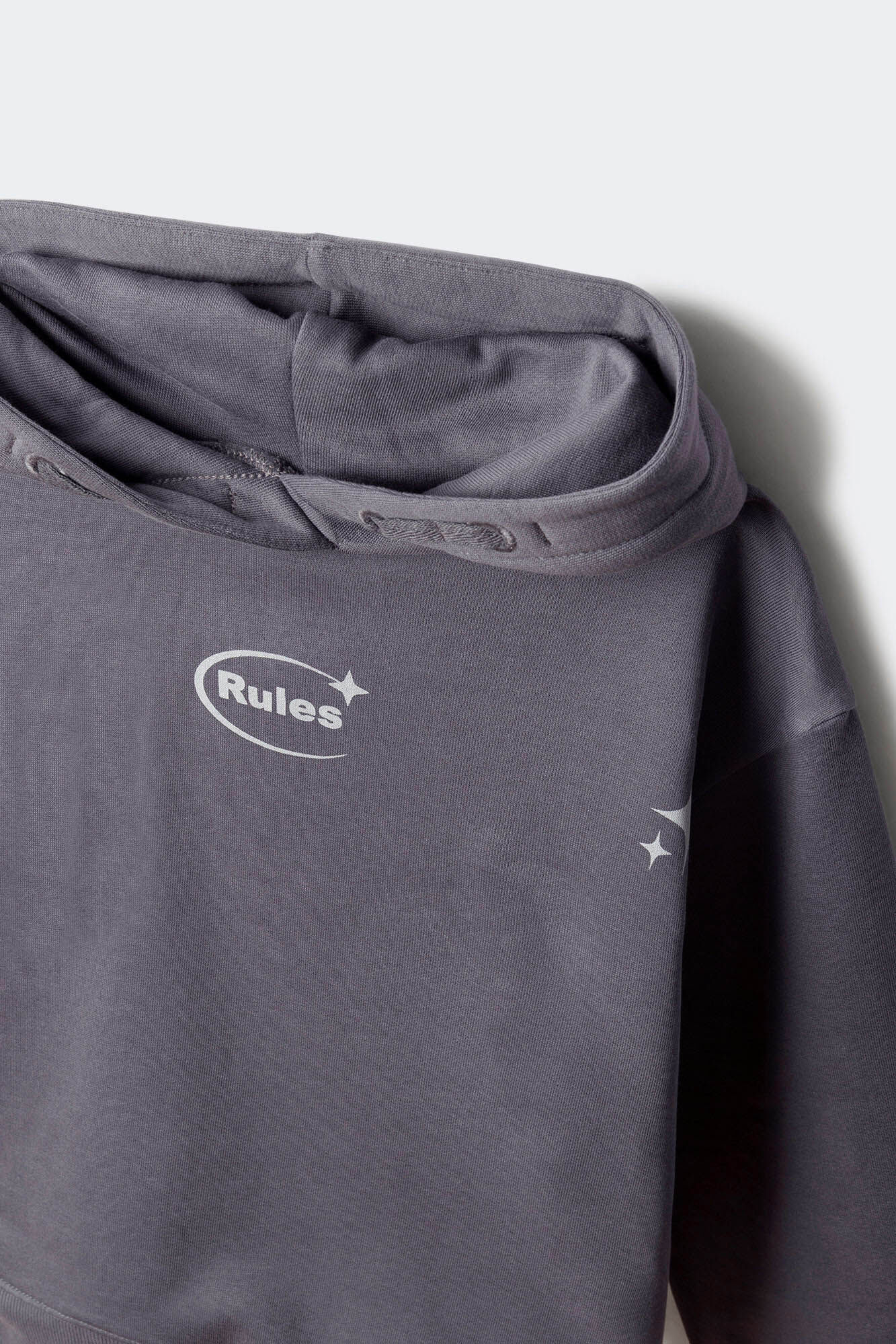 Springfield Kids Sudadera con capucha para ni&ntilde;o "Abraza el desorden" gris