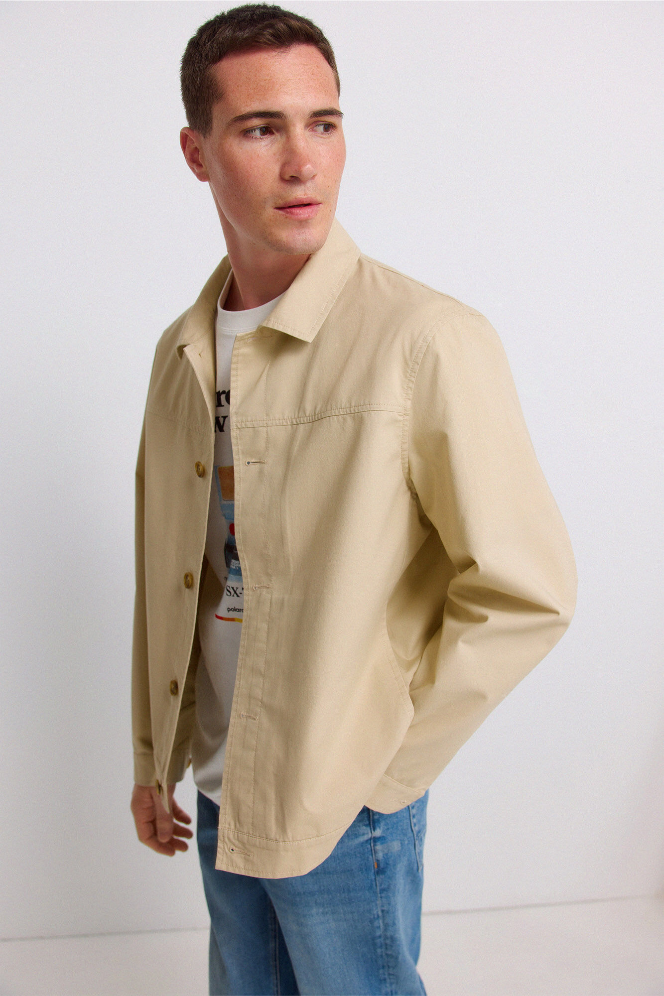 Springfield Sobrecamisa de algod&oacute;n