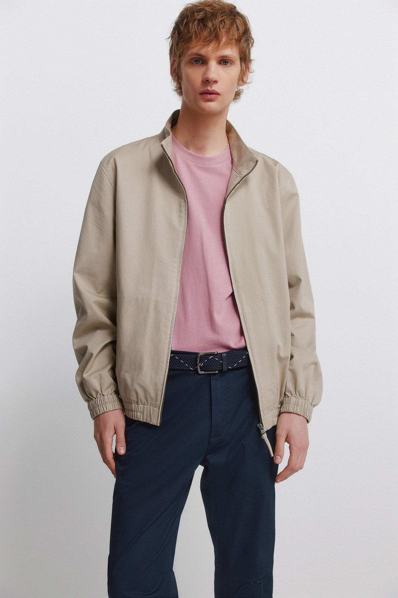 Springfield Pantal&oacute;n chino ligero c&oacute;modo slim fit azul