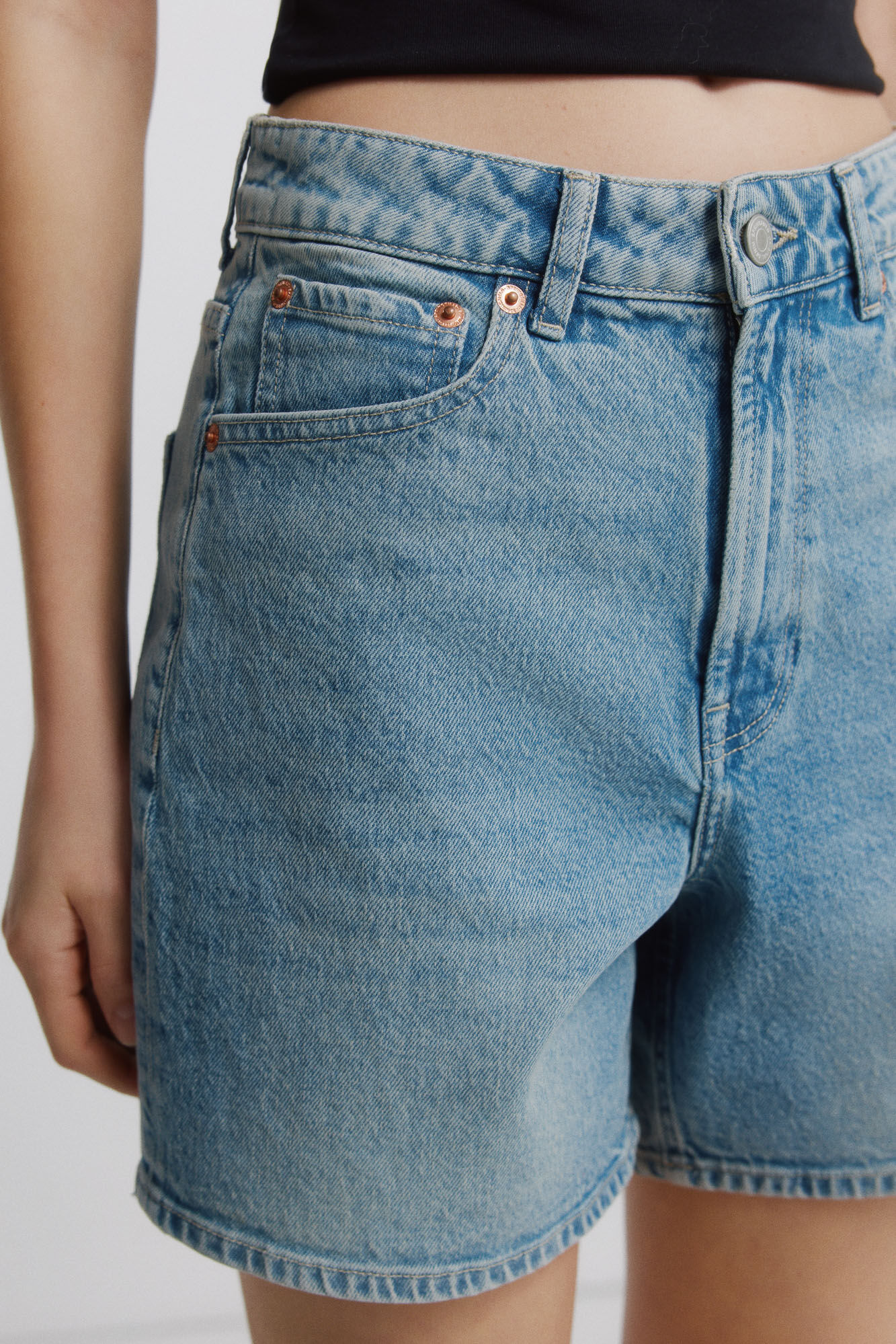 Springfield Bermudas de mezclilla azul