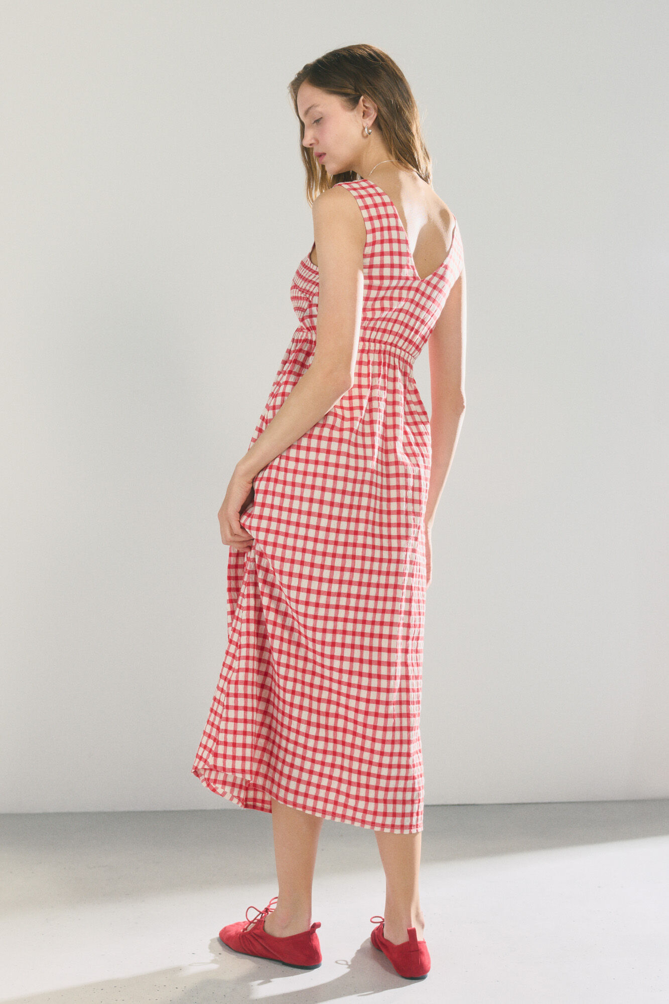 High Spirits Vestido Clover rojo