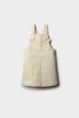Springfield Vestido estampado niña blanco