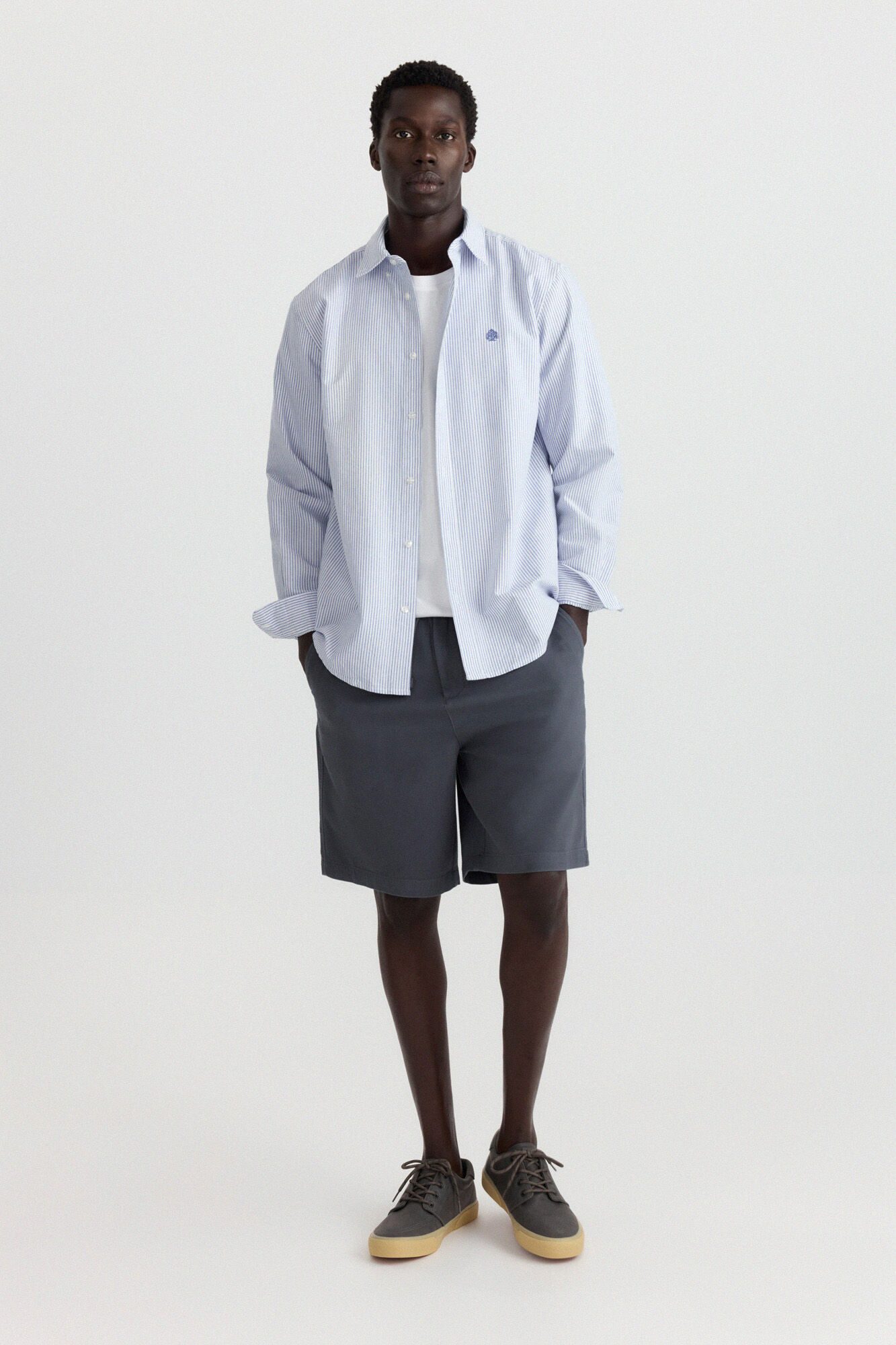 Springfield Camisa oxford de rayas