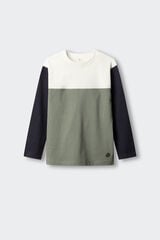 Springfield Kids Playera manga larga b&aacute;sica para ni&ntilde;o verde