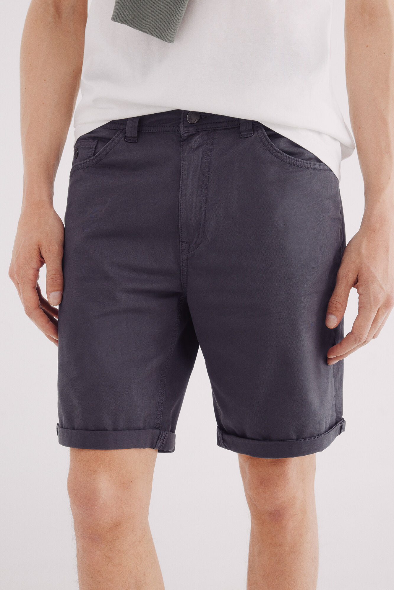 Springfield Bermuda color ligera lavada slim fit