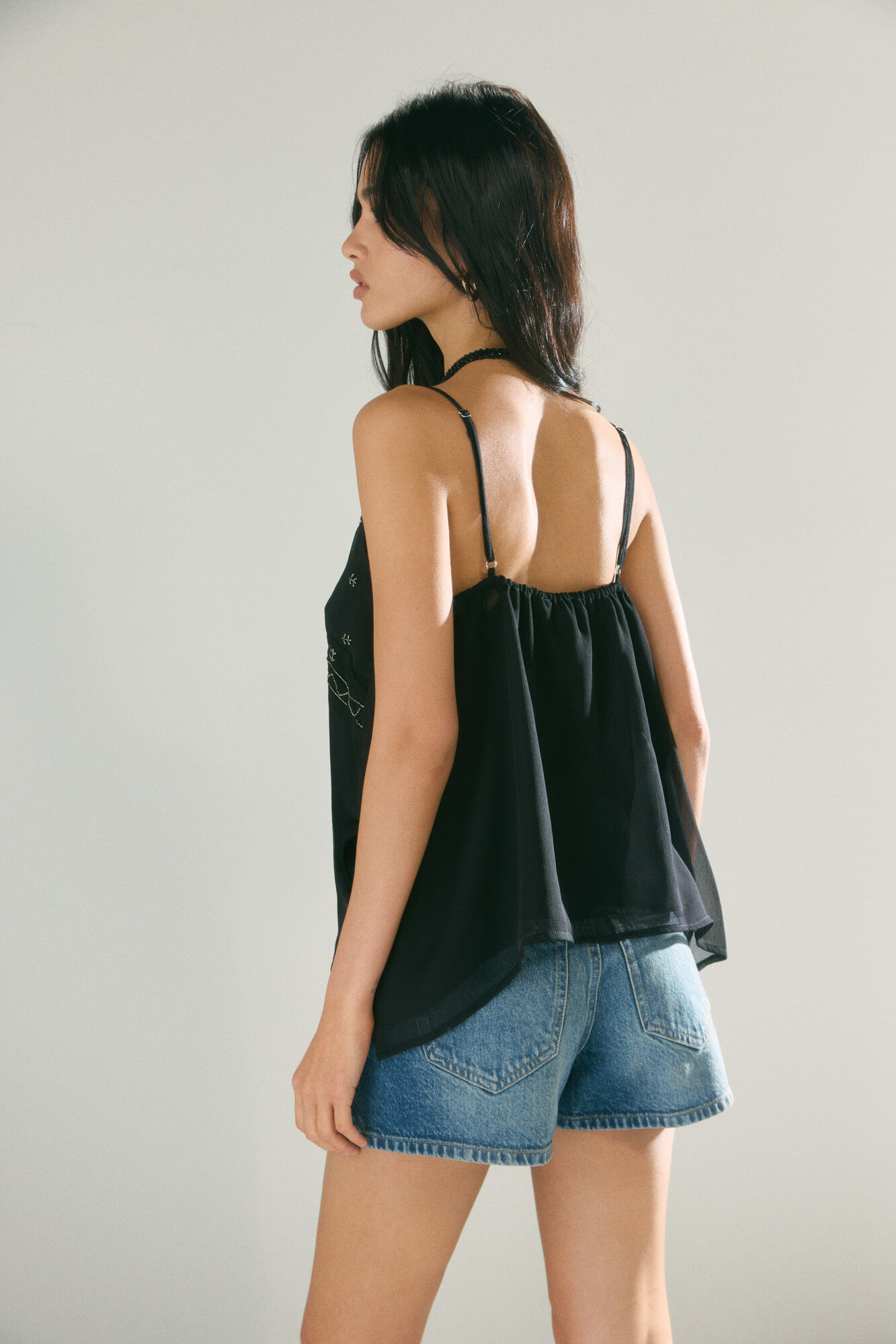 High Spirits Top Noir negro