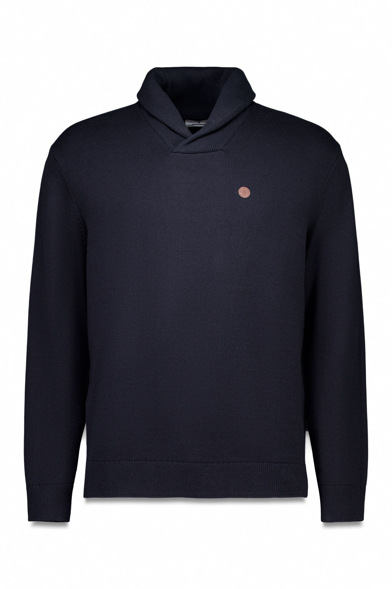 Springfield Jersey de cuello esmoquin marino