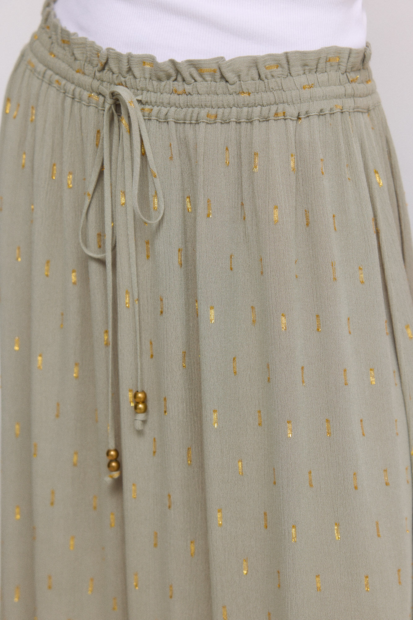 Springfield Falda larga con volantes de lurex