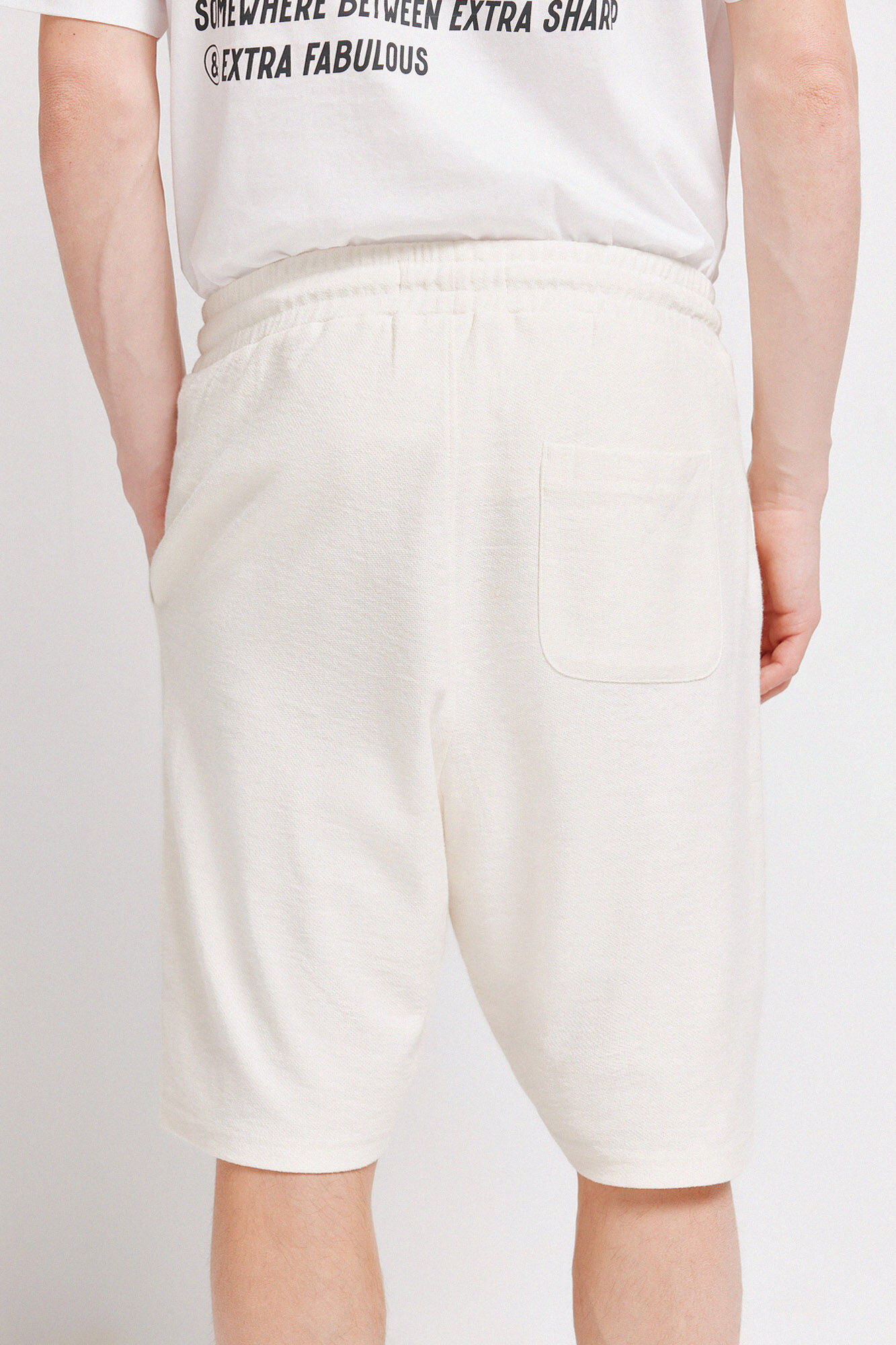 Springfield Bermudas de felpa blanco