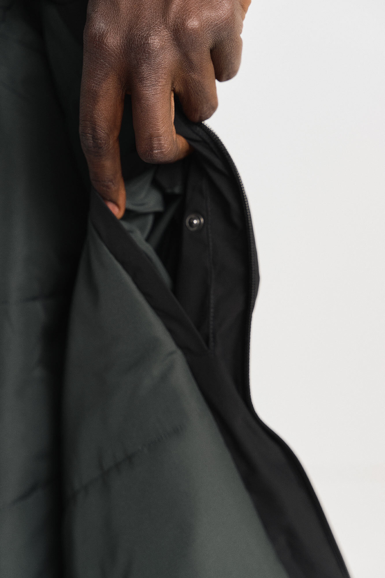 Springfield Chamarra t&eacute;cnica alcolchada negro