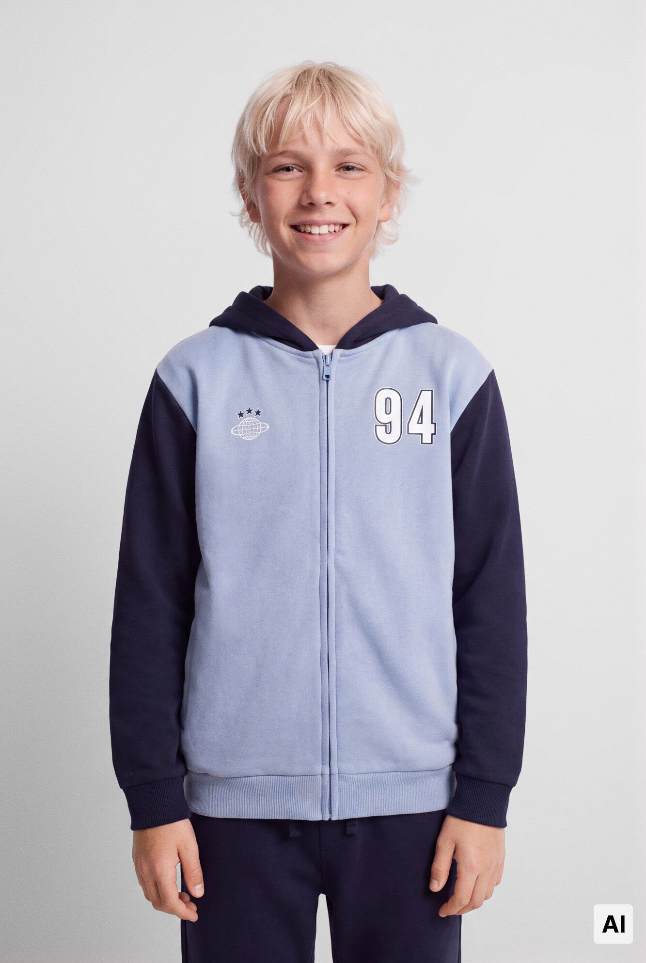 Springfield Kids Sudadera beisbolera 94 ni&ntilde;o