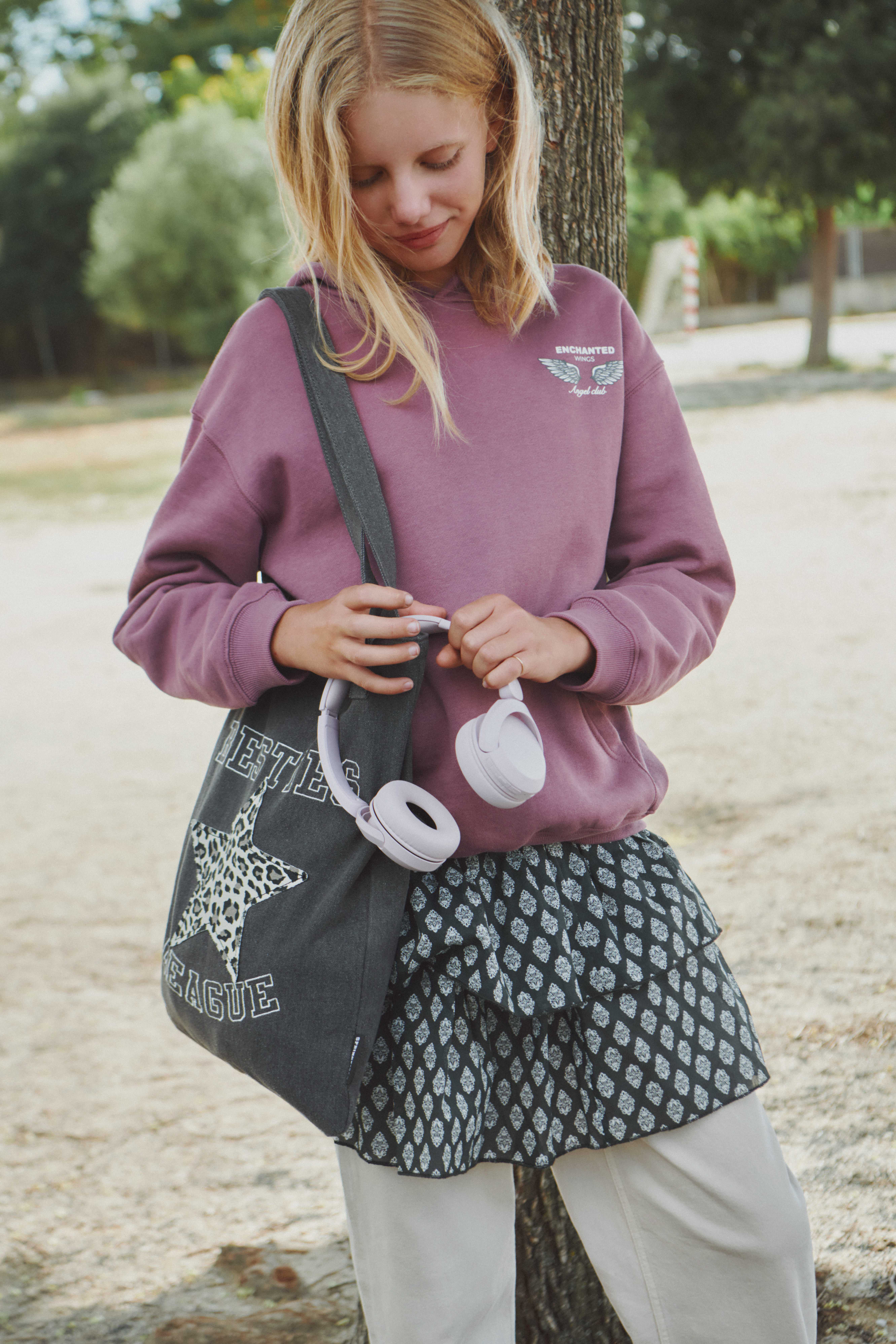 Springfield Kids Sudadera de alas para ni&ntilde;a rosa