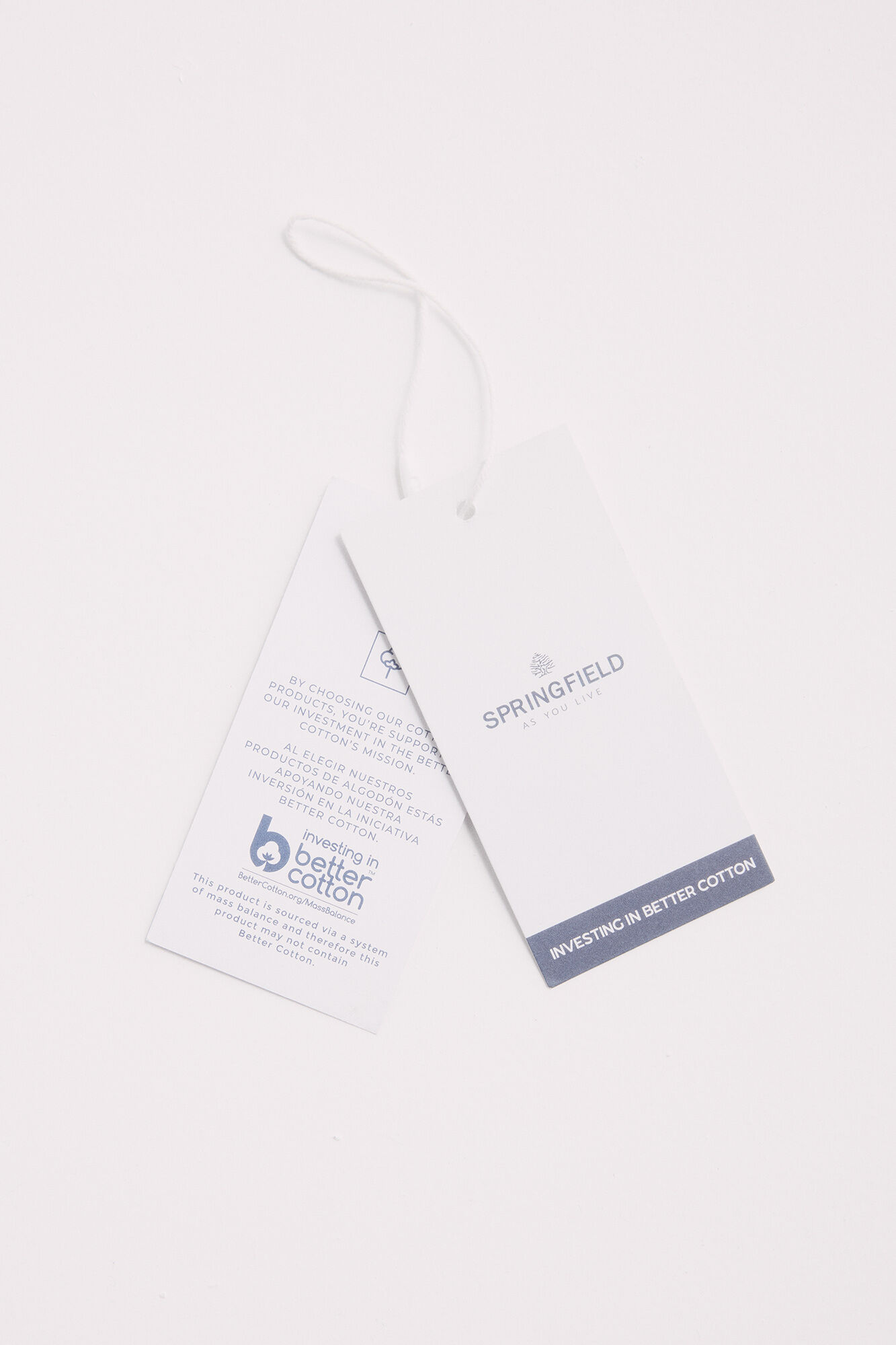 Springfield Camisa rayas beige