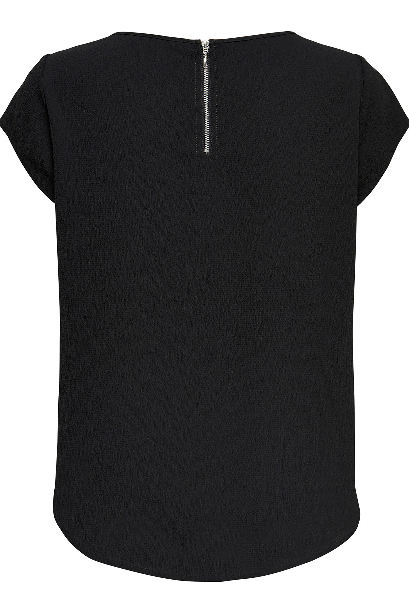 Only Playera manga corta negro