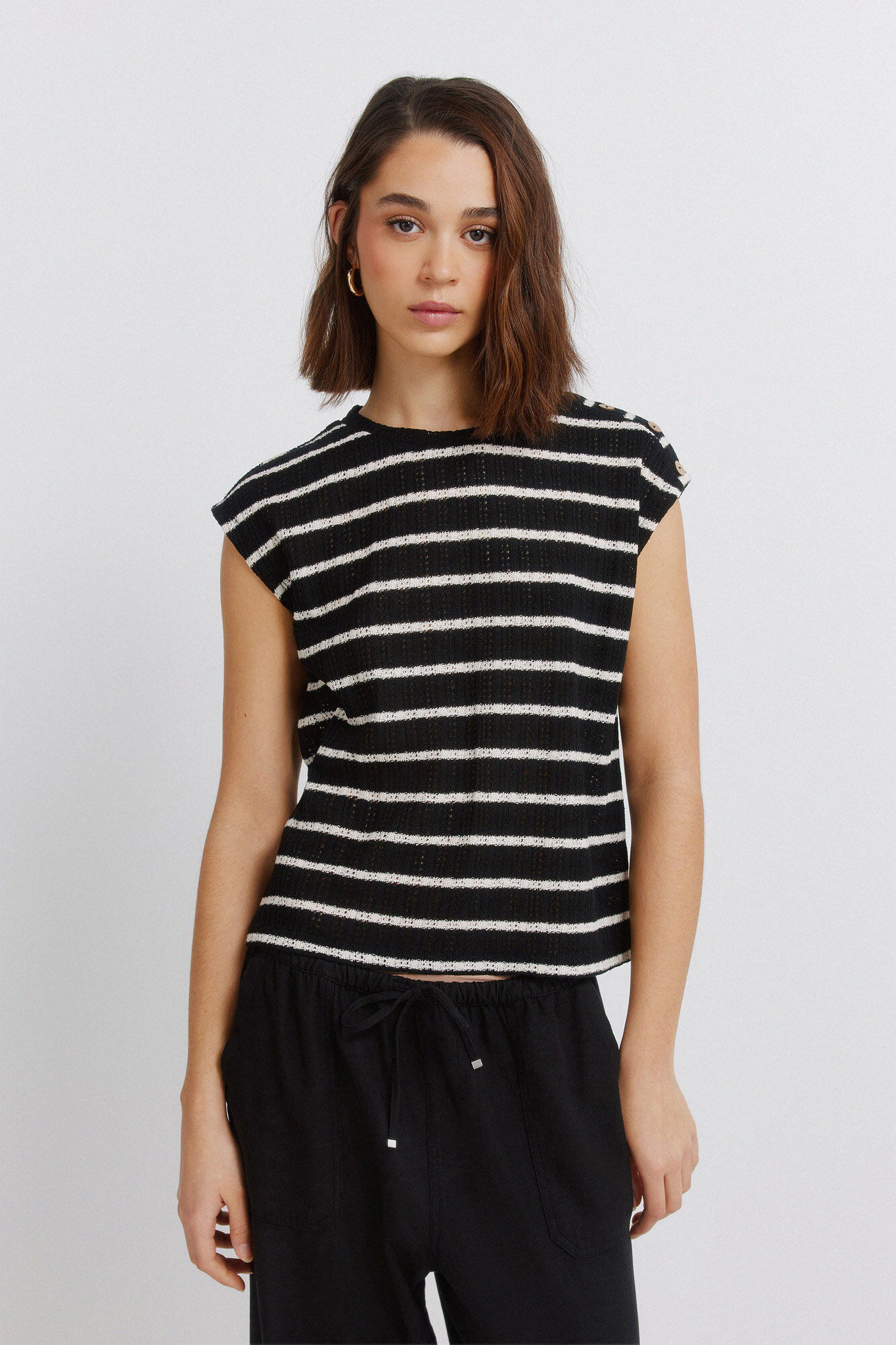 Springfield Pantalones jogger negro