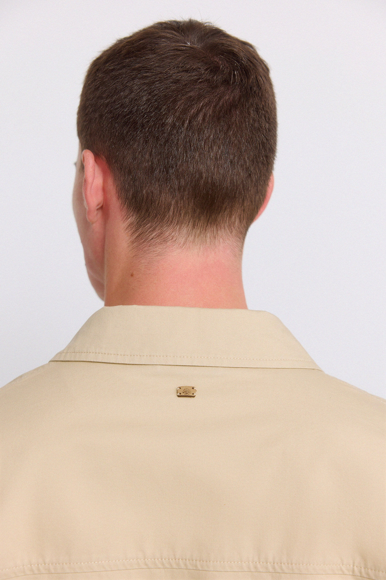 Springfield Sobrecamisa de algod&oacute;n beige