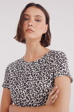 Springfield Playera estampado animal estampado