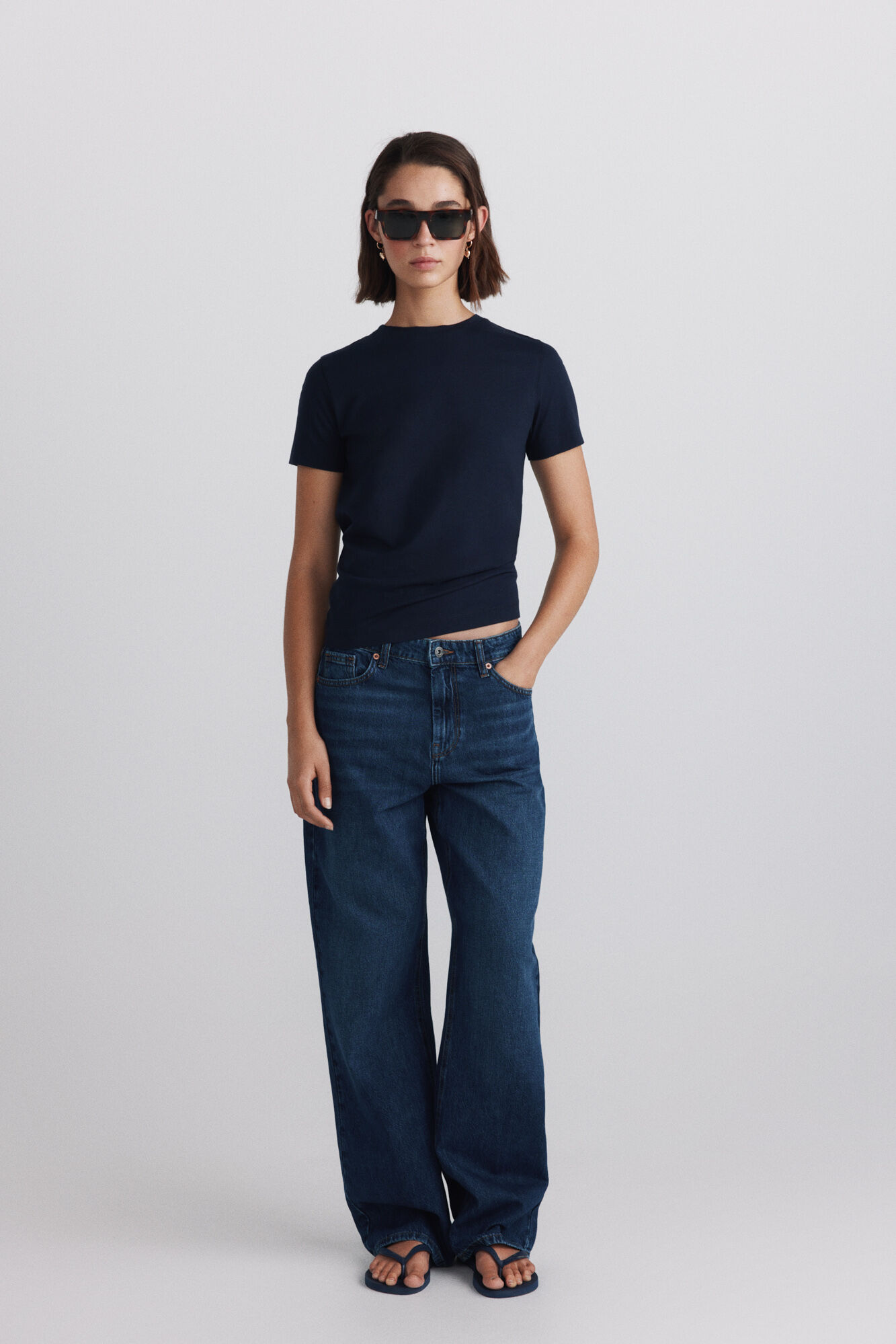 Springfield Playera b&aacute;sica de algod&oacute;n lisa