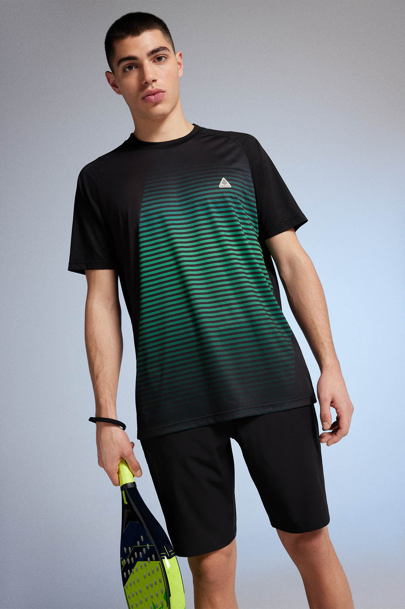 Springfield Camiseta outdoor negro