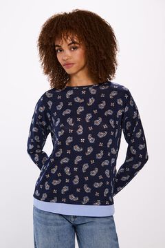 Springfield Playera estampada combinada marino